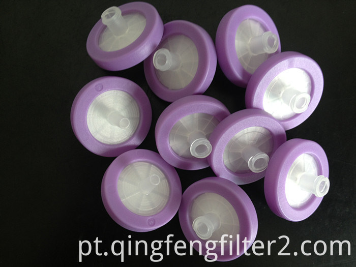 Filtro hidrófobo da seringa de PTFE fornecedor de 0.22um 13mm o consumível para o laboratório